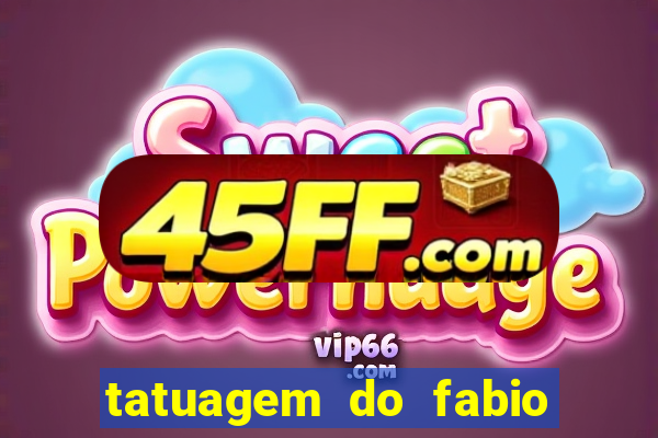 tatuagem do fabio goleiro do cruzeiro
